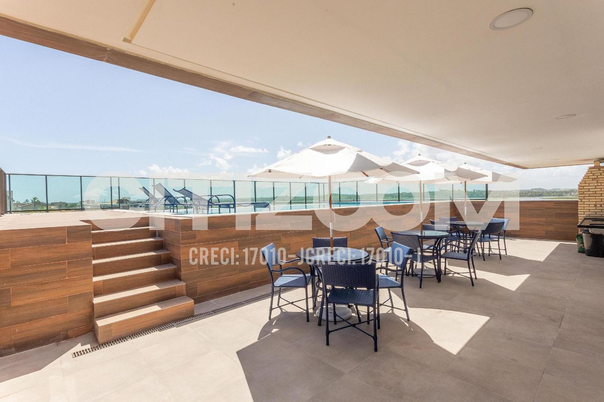 Cohost Flat Porto Principe 303 Rooftop 60m Do Mar * Porto de Galinhas